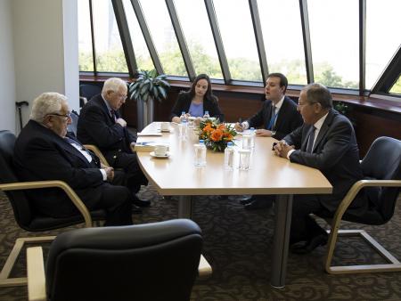 О встрече Министра иностранных дел России С.В.Лаврова с бывшим Госсекретарем США Г.Киссинджером